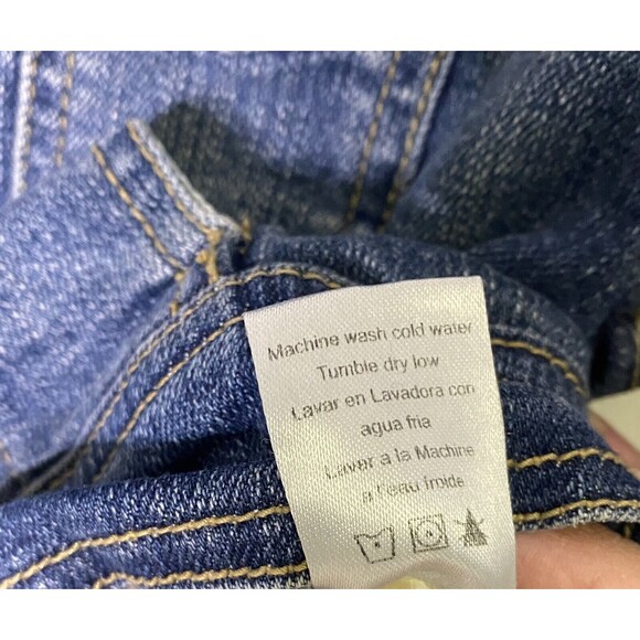 Cello Denimwear Los Angeles Distressed Cropped Jean Jacket Size Small - Picture 7 of 8